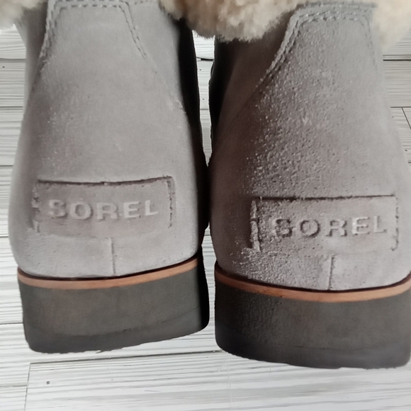 Sorel women's Harlow lace sherpa ankle winter boots size 11 - Picture 5 of 7